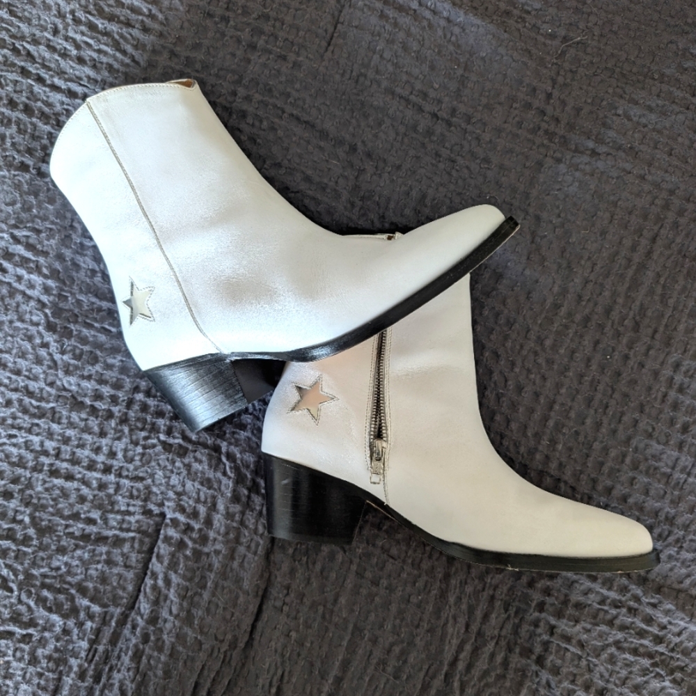 Thursday Boot Co White Star Western Boots